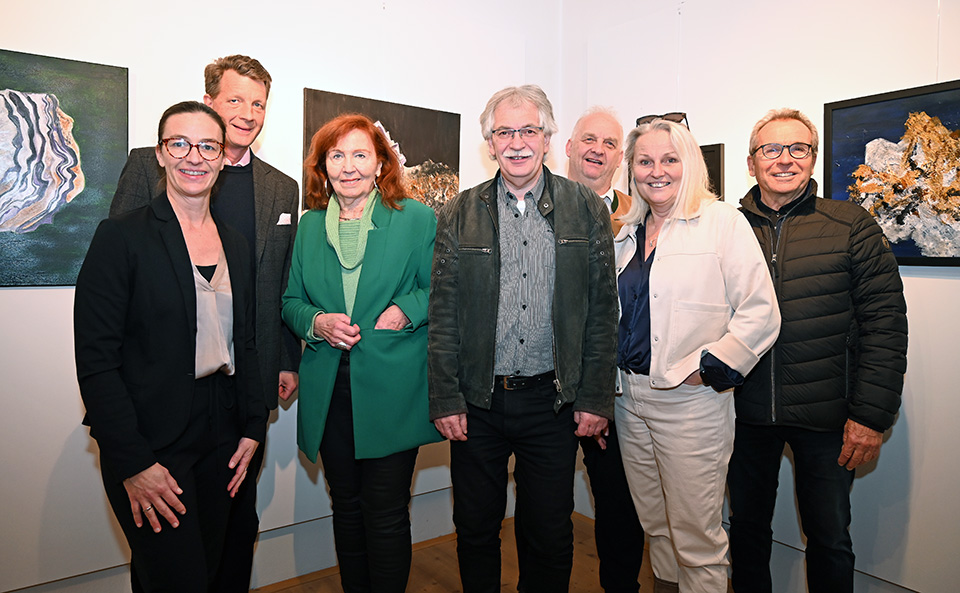StR Barbara Stark, Obmann Gilbert Zinsler, Ingrid Steininger, Alfred Prayer, Dir. Anton Mück, StR Maria van Dyck und Martin Seidl (v. l.). Alle Bilder: Gabriele Hohenegger